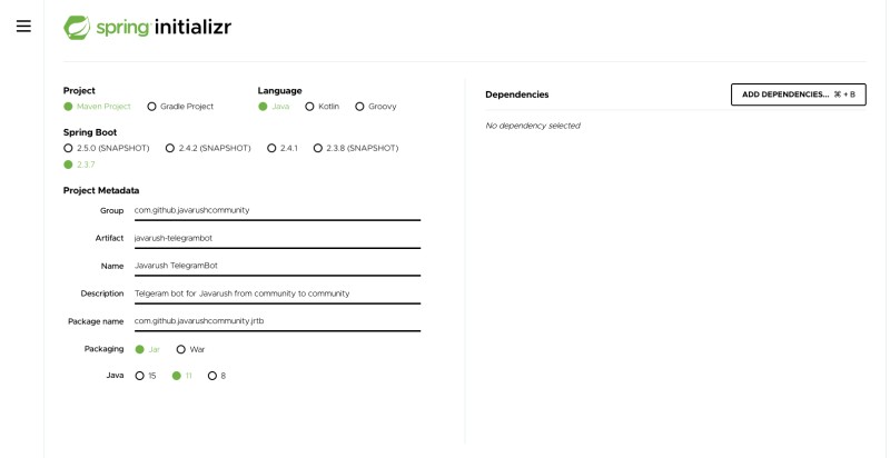 "Java-проект от А до Я": Пишем проект. Добавляем SpringBoot и настраиваем CI процесс - 4