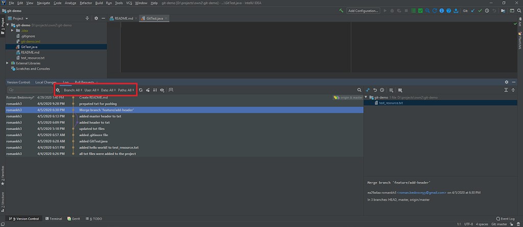 Как залить проект на github intellij idea