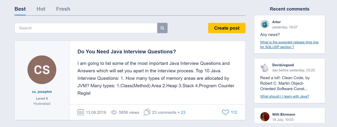JavaRush forum