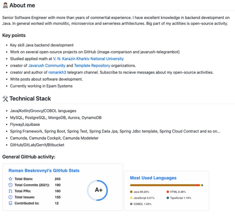 Пишемо резюме на GitHub - 5
